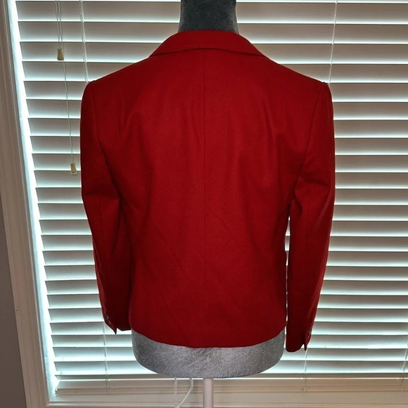 Vintage Pendleton One Button Wool Blazer Jacket Petite Size 10 - Picture 5 of 13